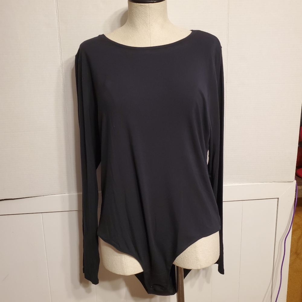 🦨Cuddl Duds black bodysuit XL